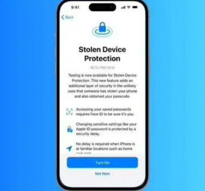 北海苹果授权维修店分享被盗设备保护功能开启方法 
