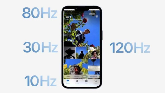 北海苹果14维修分享iPhone 14有高刷吗 