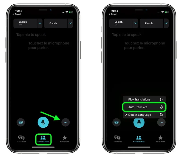 北海苹果手机维修分享iOS 15 “翻译” App 新改进 