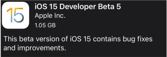 北海苹果手机维修分享如何升级到iOS15.0 beta5 